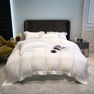 Bộ chăn ga gối 4 món tencel roma cao cấp nhập khẩu kd beddings drap phủ giường nệm chất liệu mềm mịn sang trọng đẳng cấp