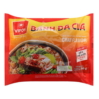 Bánh đa cua - bánh đa tôm Vifon 60g/ gói