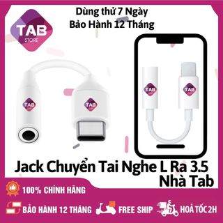 Jack chuyển tai nghe ln sang jack 3.5 chính hãng - bảo hành 12 tháng
