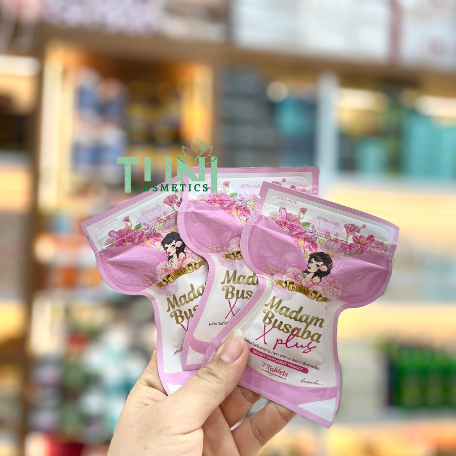Viên uống tăng vòng 1 Madam busaba  nở ngực tăng vòng 1 Thái Lan