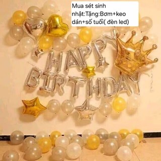 Set Bóng Trang Trí Sinh Nhật sang trọng