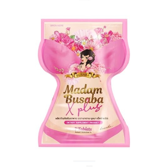 Viên uống tăng vòng 1 Madam busaba  nở ngực tăng vòng 1 Thái Lan