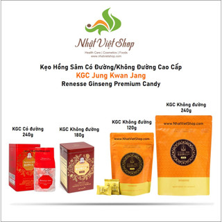 Kẹo hồng sâm cao cấp kgc renesse ginseng candy