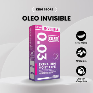 Bao cao su 003 Oleo Lampo Invisible hương bưởi siêu mỏng 0.03mm kéo dài quan hệ