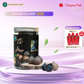 Tỏi Đen Giải Độc Gan Tăng Đề Kháng  Kim Cương Vàng Hộp 300gr