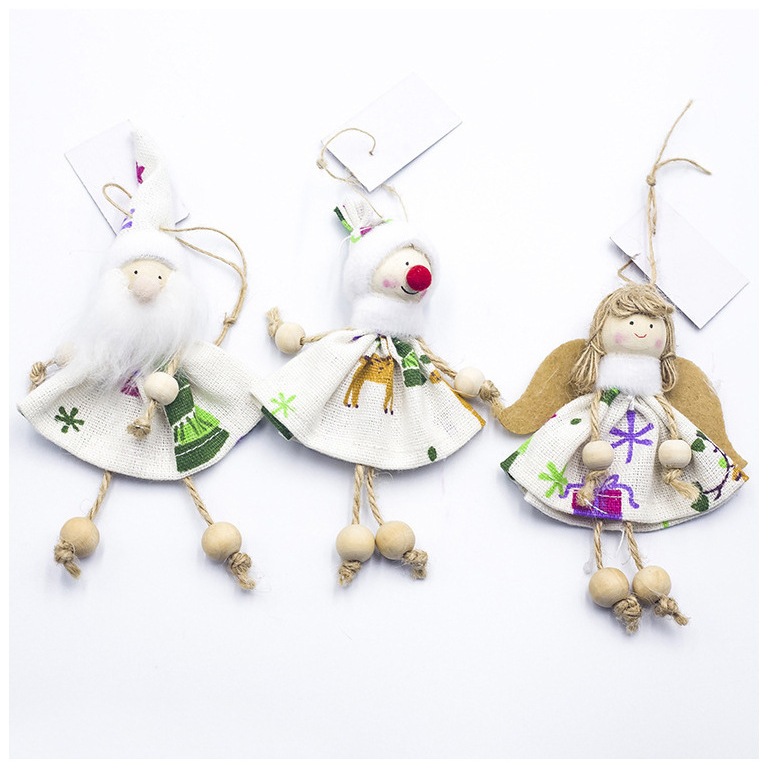 Búp Bê Vintage VB49 Treo Cây Thông Noel Phụ Kiện Trang Trí Giáng Sinh (Ngẫu Nhiên Mẫu)