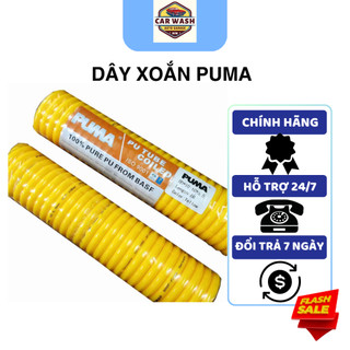 Dây hơi xoắn PUMA Đức có sẵn khớp nối nhanh cao cấp SIÊU BỀN