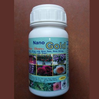 Chế phẩm Nano Gold Thảo dược lọ 250ml chuyên dùng trừ bệ nh cho hoa lan, hoa hồng, vườn hoa cây cảnh