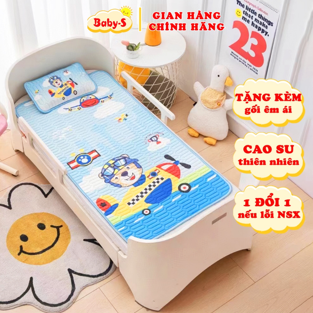Chiếu Điều Hòa 3D Lụa Mềm Mại Cho Bé – Nằm Ngủ Không Nóng Lưng – Thoáng Khí