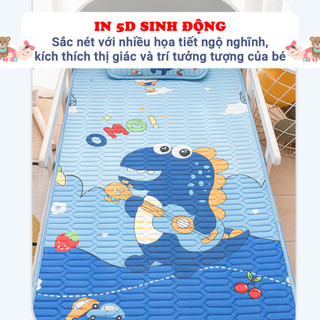 Chiếu Điều Hòa 3D Lụa Mềm Mại Cho Bé – Nằm Ngủ Không Nóng Lưng – Thoáng Khí