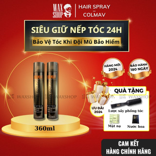Gôm xịt giữ nếp, tạo kiểu tóc nam Colmav Hair Spray 360ml
