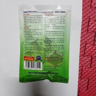 Chế phẩm men vi sinh nấm đối kháng trichoderma bacillus Đức Bình 200gr