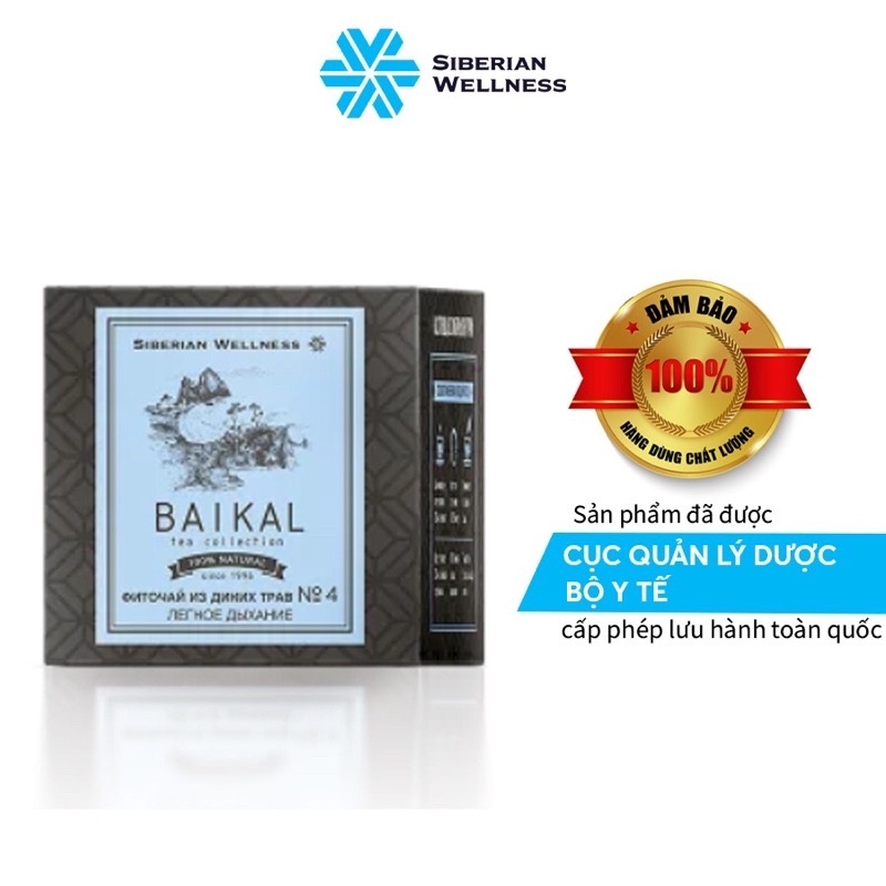 [Trà tăng sức đề kháng N4] Trà thảo mộc Siberian Baikal tea collection Herbal tea N4 - 30 gói