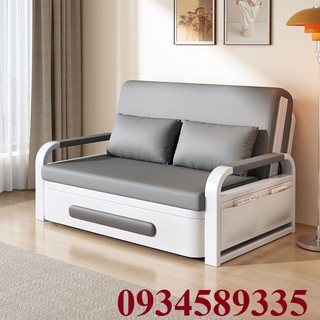 Giường Sofa Thông Minh, Có Ngăn Chứa Đồ Rộng Rãi, Sofa Giường Vải NaNo Cao Cấp Khung Thép Không Gỉ