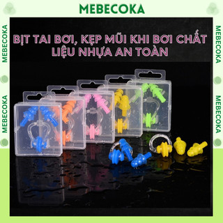 Bịt tai kẹp mũi ngăn nước khi bơi lội, sử dụng cùng kính bơi mũ bơi nón bơi