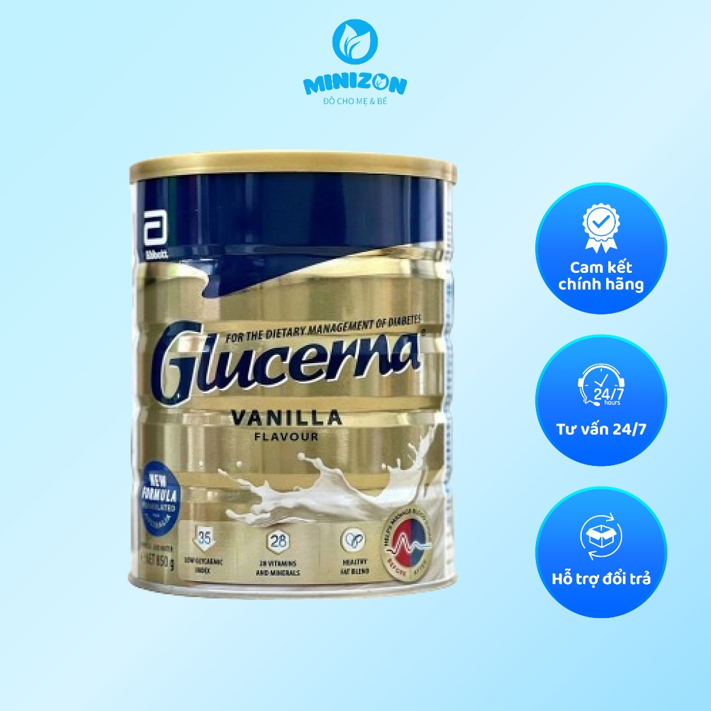Sữa Glucerna Úc hộp 850g cho người tiểu đường