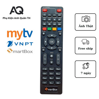 Điều Khiển Đầu Thu SmartBox Dùng Cho VNPT , FPT BOX và MYTV