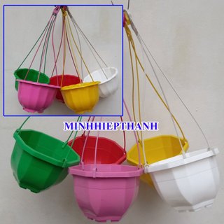 Chậu treo bí. chậu treo móc kẹp treo chậu hoa