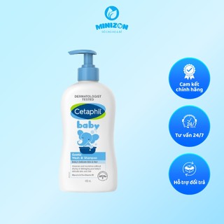 Sữa Tắm Gội Chung Cetaphil Baby Chính Hãng Cho Bé Dung Tích 230ml, 400ml