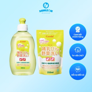 Dung dịch rửa bình sữa và rau củ quả từ dầu cọ Combi Nhật Bản
