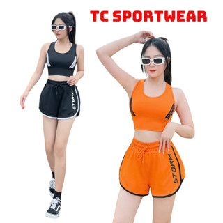 Bộ Bra Quần Đùi 2 Lớp , Đồ Tập Gym Yoga Aerobic Nữ, Set Đồ Bơi, Chạy Bộ Chất Đẹp-Ng13
