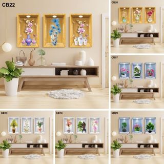 Tranh dán tường, tranh dán tường 3d, tranh dán cầu thang, 30cm x 50cm, trang trí nhà cửa