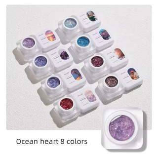 Gel nhũ XEIYAJI vẽ móng sơn móng nhũ khổng tước ánh sao siêu sáng