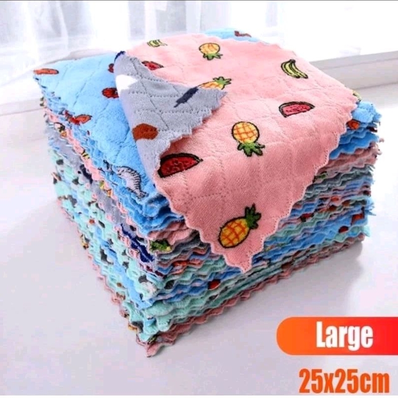Khăn Lau Bép Đa Năng 2 Mặt Không Thấm Nước