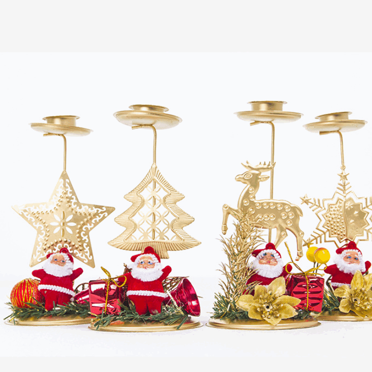Chân Giá Để Nến Cao GN03 Phụ Kiện Trang Trí Giáng Sinh Trang Trí Cây Thông Noel