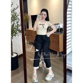 sét áo cộc mix quần xuông siêu xinh