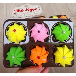 1 đĩa Bánh kem- Đồ chơi tự tạo-Đồ chơi vải nỉ