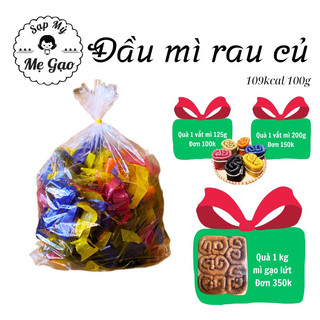 Đầu mì ngũ sắc vụn đặc sản Bắc Giang hữu cơ gói 1kg