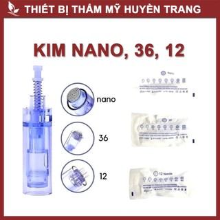 Đầu Kim Nano Kim 12 Kim 36 cho Máy Phi Kim, Máy Lăn Kim Dr Pen Siêu Rẻ Thẩm Mỹ Huyền Trang NANOCEE