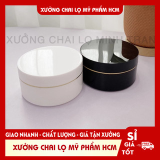 Hủ đựng kem body trắng đục - chai lọ hủ chiết mỹ phẩm 200g