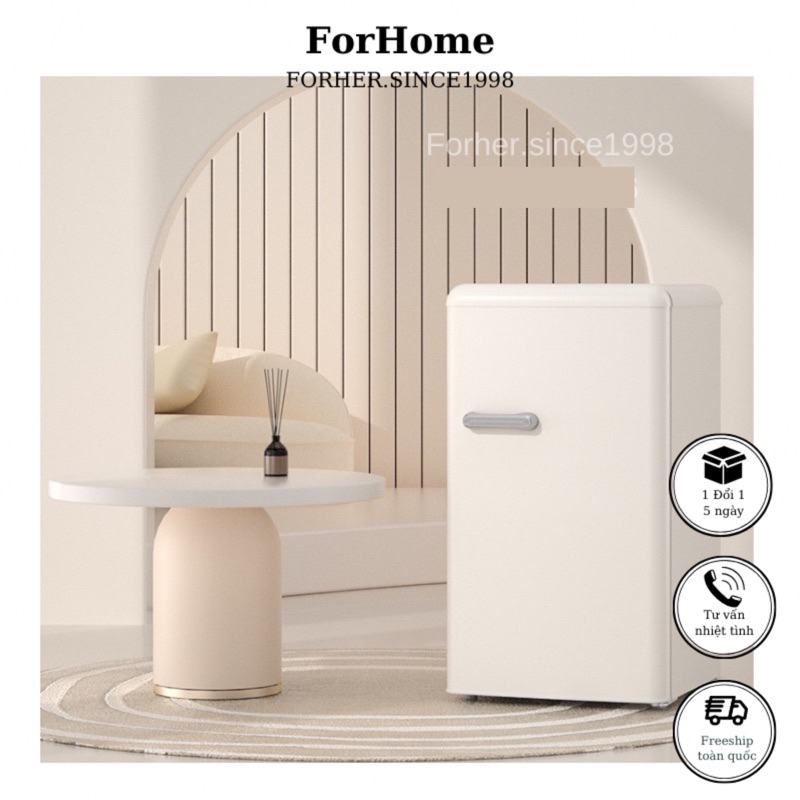 Tủ lạnh một cửa Demuller 98L, tiết kiệm điện,tiện lợi cho sinh viên, gia đình, gia dụng ForHome