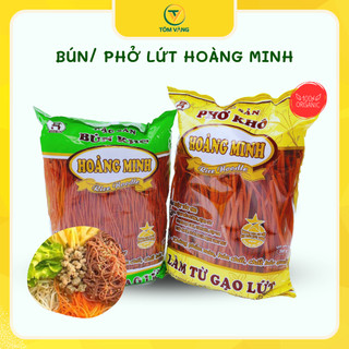 Bún và phở gạo lứt HOÀNG MINH dành cho người ăn kiêng, giảm cân, ăn chay, tập gym - túi 250g và 500g