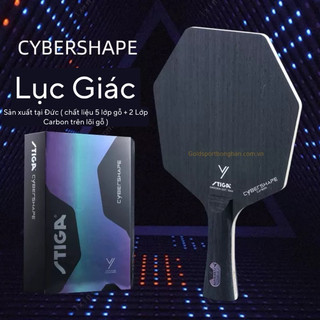 Vợt Bóng Bàn Lục Giác Stiga Cybershape Carbon - Hàng Chính Hãng Stiga