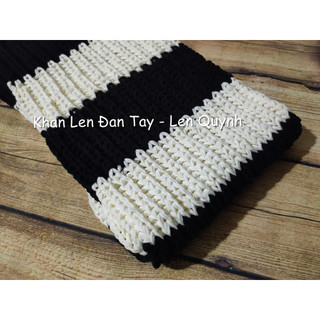 Khăn len đan tay, Khăn len handmade mix màu lạ mắt, khó đụng hàng