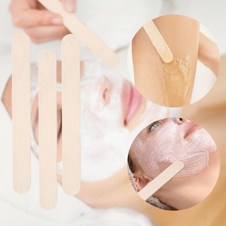Que gỗ loại to dùng quẹt sáp wax lông đè lưỡi kích thước 15x2cm