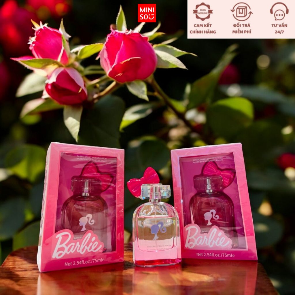  Nước hoa nữ chính hãng Miniso Barbie Ballet 75ml  658565  