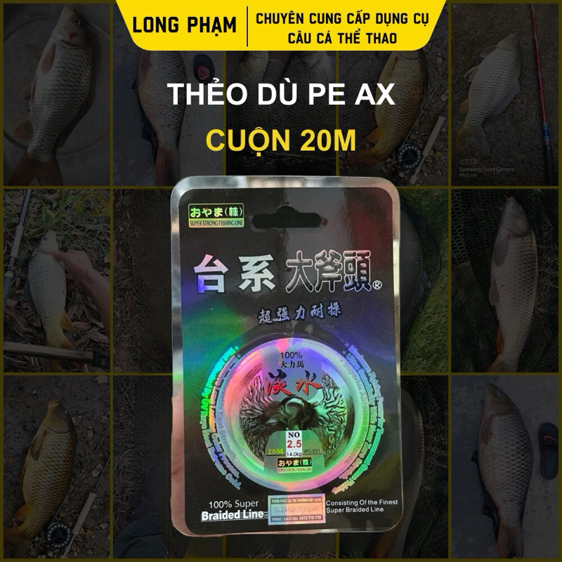 THẺO DÙ MỀM PE AX CUỘN 20M