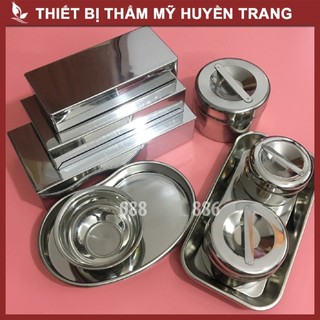 Dụng Cụ Spa, Dụng Cụ Y Tế: Bát Inox, Khay Inox, Khay Hạt Đậu, Hộp Có Nắp, Panh Y Tế, Trụ Cắm Panhnn
