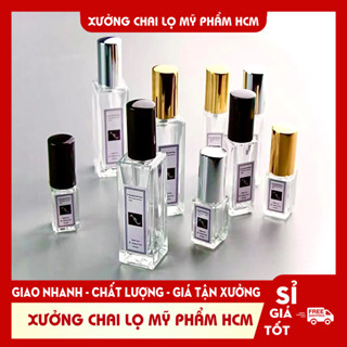 [Đủ size Buôn Sỉ SLL 4.xx] Chai Lọ Chiết Nước Hoa 3ml,5ml,10ml,20ml,30ml, Vỏ Lọ Chiêt Mỹ Phẩm Nước Hoa Thủy Tinh