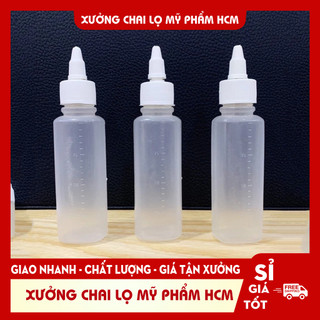Chai Nhựa Mềm Có Nút Nhỏ Giot Dùng Xịt Bơ Và Các Loại Nước Chấm Có Kèm Nắp 50ml/100ml