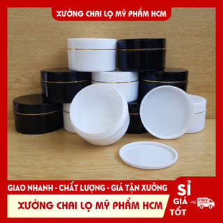 Hủ Đựng Kem Body 200g Dùng Chiết Kem, Chiết Mỹ Phẩm Chất Liệu Nhựa Cao Cấp Thích Hợp Sang Chiết Du Lịch