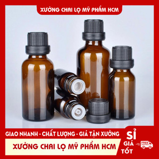 Lọ Đựng Tinh Dầu 🏵️ Lọ Thủy Tinh Nắp Vặn Nhỏ Giọt 20ML/30ML Dùng Chiết Tinh Dầu, Serum, Mỹ Phẩm Du Lịch Tiện Lợi