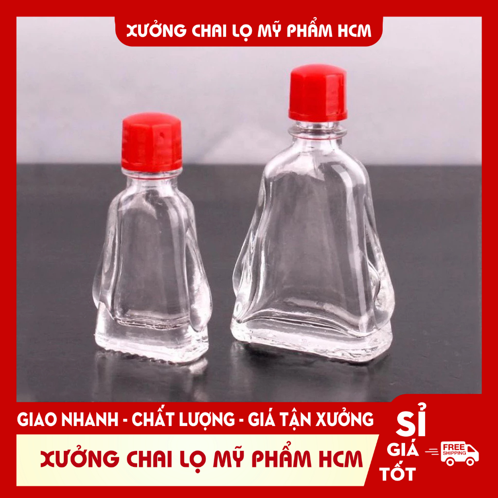 [COMBO] Vỏ Chai Đựng Dầu Gió Thái 3ML/7ML