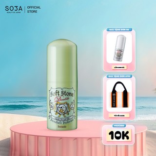 Lăn khử mùi đá khoáng dạng sáp Deonatulle giúp sáng da Soft Stone Double Color Control 20G