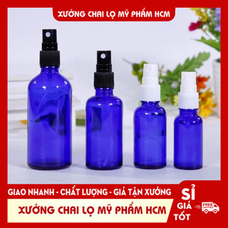 Chai Xịt Thủy Tinh Phun Sương 50ml/100ml Dùng Chiết Tinh Dầu, Chiết Mỹ Phẩm - Lọ Thủy Tinh - Chai Lọ Mỹ Phẩm