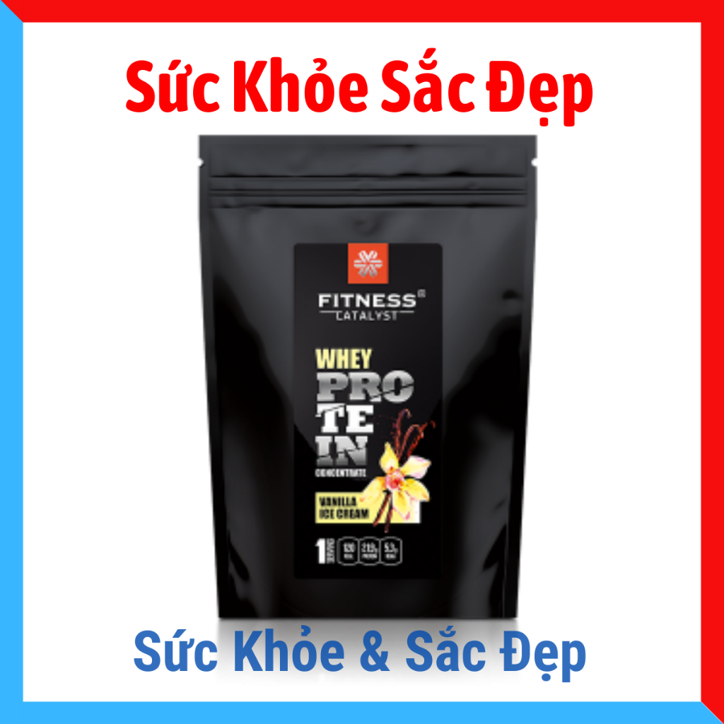 Thực phẩm dành cho chế độ ăn đặc biệt Fitness Catalyst Whey protein concentrate Vanilla Ice cream